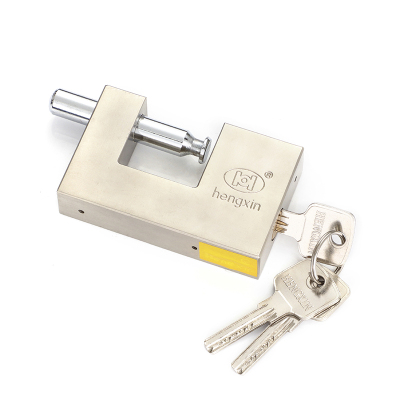 Padlock Electroplating S Slot Key Rectangular Lock Factory Direct Sales