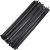 Black Zipper Belt, 14 Inches X 0.2 Inches 50 Pounds Strength, Nylon Cable Tie, 370mm X 4.8mm Cable Tie