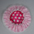Factory Customized Double-Layer Red Polka Dot Satin Adult Shower Cap Waterproof Printed Elastic Shower Cap