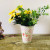 Factory Direct Sales Home Decoration Large, Medium and Small Stickers Iron Bucket with Hook Decoration Fake Flower Hanging Flower Arranging Bucket