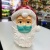 Three-Dimensional Santa Claus Resin Pendant Decorative Epidemic Mask Holiday Creative Gift Decoration Supplies Christmas