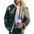 Popular Currently Available Wish AliExpress Men's Faux Fur Fur Leather One-Piece Short Belt Large Lapel Men's Coat