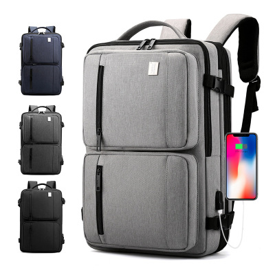Business Casual Backpack Multi-Purpose Schoolbag Large Capacity Travel Bag Multi-Functional Travel Bag Waterproof Computer Bag for Men