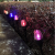 Solar Outdoor Courtyard Lawn Lamp LED Candle Street Lamp Garden Ground Plugged Light Wine Glass Lamp Landscape