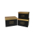 High-End Golden Stitching Rectangular Three-Piece Gift Box Tiandigai Gift Box Flower Box Valentine's Day Gift Box