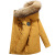 Big Goose down Jacket Men's Mid-Length Trendy New Trend Duck down Warm Hooded Top Casual Handsome Menswear Coat