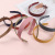 Simple Face Wash Hair Band Wide Edge Non-Slip Candy Color Hairpin Korean Solid Color Frosted Headband Trending Girl