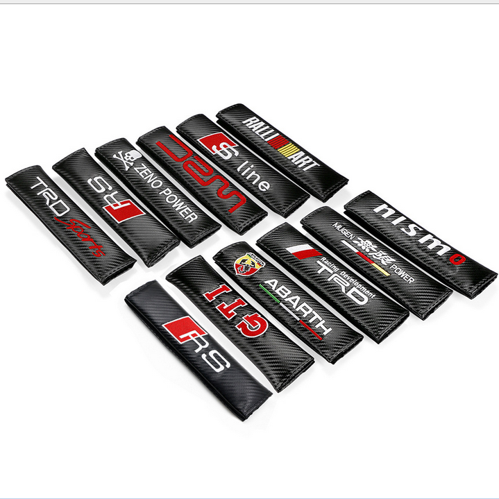 汽车用品爆款汽车内饰品碳纤维安全带护肩套装保险带套