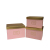 High-End Golden Stitching Rectangular Three-Piece Gift Box Tiandigai Gift Box Flower Box Valentine's Day Gift Box