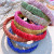 Korean Hair Accessories Internet Hot Girlish Pleated Bubble Hair Band Ins Forest Department Versatile Multi-Color Cloth Headband Hairpin