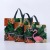 Currently Available Film Non-Woven Fabric Takeaway Bag Drinks Fast Food Lunch Box Packaging Environmentally Friendly Stereo Bag Customized Printing Logo