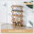 50cm Wide Multi-Layer Simple Household Economical Shoe Rack Door Storage Rack Installation-Free Folding Bamboo Shoe Cabinet