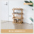 50cm Wide Multi-Layer Simple Household Economical Shoe Rack Door Storage Rack Installation-Free Folding Bamboo Shoe Cabinet