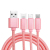 Heavy Metal Data Cable Three-in-One Data Cable Micro Android iPhone Apple Type-c LeTV USB Cable