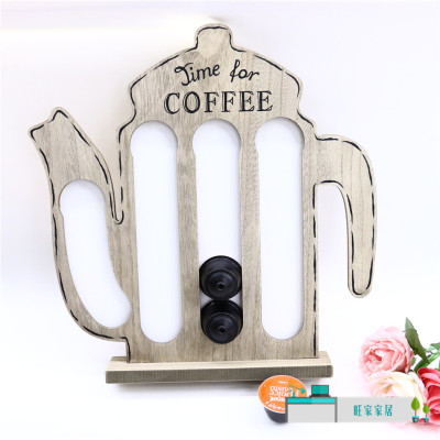 Wooden Decorative Wall Hangings Coffee Shop Restaurant Wall Decoration Pendant Sofa Background Wall Three-Dimensional Wall Decoration