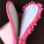 Three-Dimensional Bow Cute Couple Chenille Bottom Lazy Mop Slippers Mop Shoes Removable and Washable