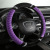 Cross-Border Plush Car Steering Wheel Cover Embossed Eight-Shaped Gourd Environmental Protection Rubber Ring Winter Warm Wear-Resistant Universal Grip Cover