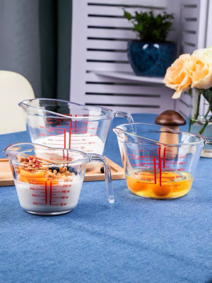 Fenix Tempered Glass Measuring Cup Baking at Home with Scale Large Milk Cup Oven Available