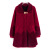 Factory Direct Sales Popular Thickened Warm Middle-Aged and Elderly Moms Elegant Faux Mink Coat Coat Mid-Length Women's
