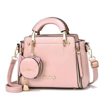 New Women's Fashion Trendy Bags Bag Simple Pu Solid Color Handbag Large Capacity Korean Style Shoulder Messenger Bag Lady Bag