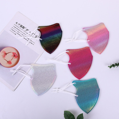 Colorful Fashion Autumn and Winter Cotton Mask Dustproof and Breathable Cool Gradient