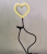New 6-Inch 16cm Heart Shaped RGB Clip Light Two-in-One Love Colorful Live Streaming Lighting Lamp