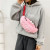 Popular Plush Pouches Women's Winter New Waist Bag Cute Furry Casual Letter Chest Bag Fashion Messenger Bag Fashion