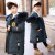 Children's down Jacket Boys' Mid-Length Boy New Korean Style Fashionable Thickening of Child 6-15 Years Old Coat 0817