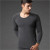Autumn and Winter Men's Thermal Underwear Fleece-Lined Thick round Neck Cotton Non-Inverted Velvet Warm Suit for Middle-Aged and Elderly People Wholesale