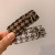 Korean Style Autumn and Winter Plaid BB Clip Metal Bow Hairpin Chanel Style Back Spoon Side Clip Hair Accessories