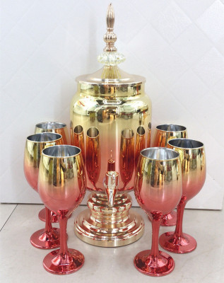 Wine Fermentation Jar Lead-Free Glass Bottle with Faucet Wine Jar Wine Jar Wine Bottle Wine Jar Set
