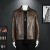 20-Year New Fashion Leather Clothing Fall/Winter Slim Trendy Handsome Motorcycle Clothing Leather Jacket Business Casual Men's Coat