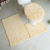 Cross-Border Bathroom Set Chenille Three-Piece Set Toilet Floor Mat Carpet Absorbent PVC Non-Slip Mat