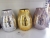 Golden Iceglass Vase Home Decorations Vase Ornaments