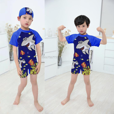 Children's Swimsuit Boys and Girls One-Piece Swimming Suit  Swimwear Factory Direct Sales