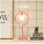 Nordic Ins Copper Wire Mesh Red Girl Heart LED Lantern Room Layout Iron Night Light Decorative Battery Desk Lamp