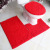 Cross-Border Bathroom Set Chenille Three-Piece Set Toilet Floor Mat Carpet Absorbent PVC Non-Slip Mat