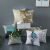 Gm129 Nordic Home Soft Decoration Gold Sofa Pillow Cases Digital Printing Office Cushion Cover Custom Pillowcase