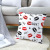 Gm185 Lip Kiss Series Valentine's Day Pillow Case Custom Peach Skin Pillow Case Square Sofa Cushion Cover