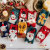 Red Socks New Year's Socks Four Pairs of Boxed Christmas Socks Cartoon Christmas David's Deer Snowman Women's Mid-Calf Length Socks