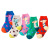 Children Terry Socks Cotton Autumn and Winter Thickened plus Velvet Warm Mid-Calf Length Socks 1-12 Boys and Girls Pure Cotton Socks