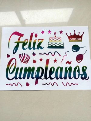 Spanish balloon sticker feliz cumpleanos  happy birthday balloon stickers te amo feliz dia sticker