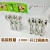 Factory Direct Sales Clip Stainless Steel Clip Clothes Cold Drying Clip Receipts Storage Clip 3 Pack 2 Yuan Small Goods