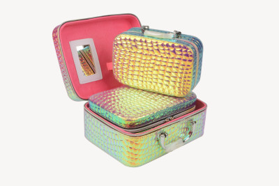 Factory Wholesale Creative Korean Version Ins Style Three-Piece Set Makeup Storage Portable Toiletry Bag Travel Portable Models