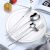 Cross-Border Stainless Steel Tableware Knife, Fork and Spoon Suit Creative Western Hotel Dessert Spoon Steak Knife and Fork Four-Piece Gift Set