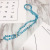 Fashion New Crystal Glass Bead Chain Mobile Phone Lanyard Glass Long Beaded Mobile Phone DIY Accessories Lanyard Wholesale