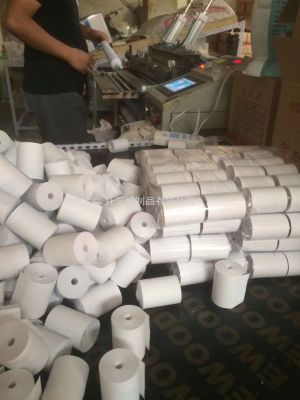 Direct Sales Thermosensitive Printing Paper 57 × 50 Small Core Roll 80 X50/60/80 Takeaway Supermarket Restaurant Kitchen Roll Paper