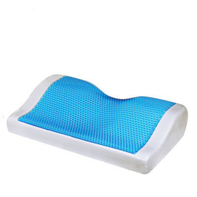 Cervical Convex Pillow Bamboo Charcoal Silicone Anti-Snoring Anti-Snoring Slow Rebound Memory Pillow Pillow Pillow Core Cervical Spine Protection Gel Pillow