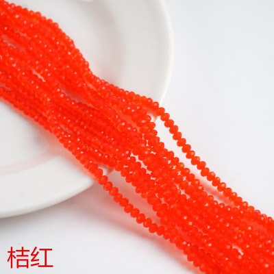 Crystal Flat Beads Wheel Beads No. 3 Ordinary Color  Whole String Wholesale Bracelet