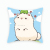 Cartoon Emoji Digital Printed Pillowcase Sofa Office Cushion Short Plush Pillow Factory Direct Sales Wholesale